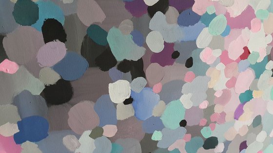 Pastel tenderness - Extra large acrylic painting