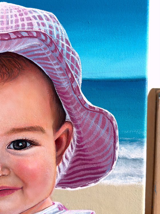 Commission Portrait of a Little Girl