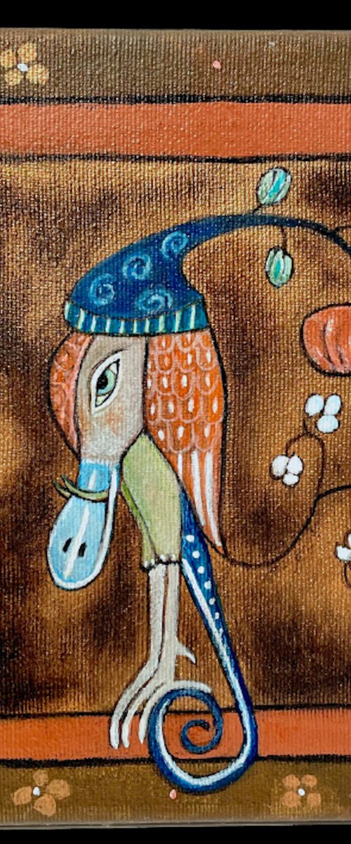 THE CHIMERA WITH PUMPKIN by Eleanor Gabriel