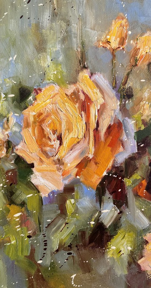 Les roses de jardin by Diana Malivani