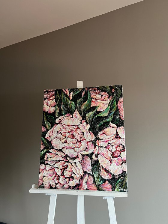 Pink peonies