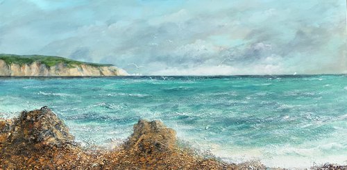 ‘ FROM ALUM BAY  ISLE OF WIGHT ‘ by Colin Buckham