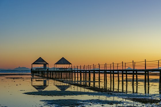 Golden Dawn at the Red Sea