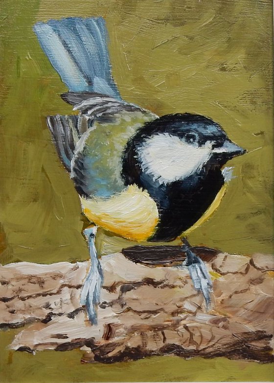 Bird (1). small painting.
