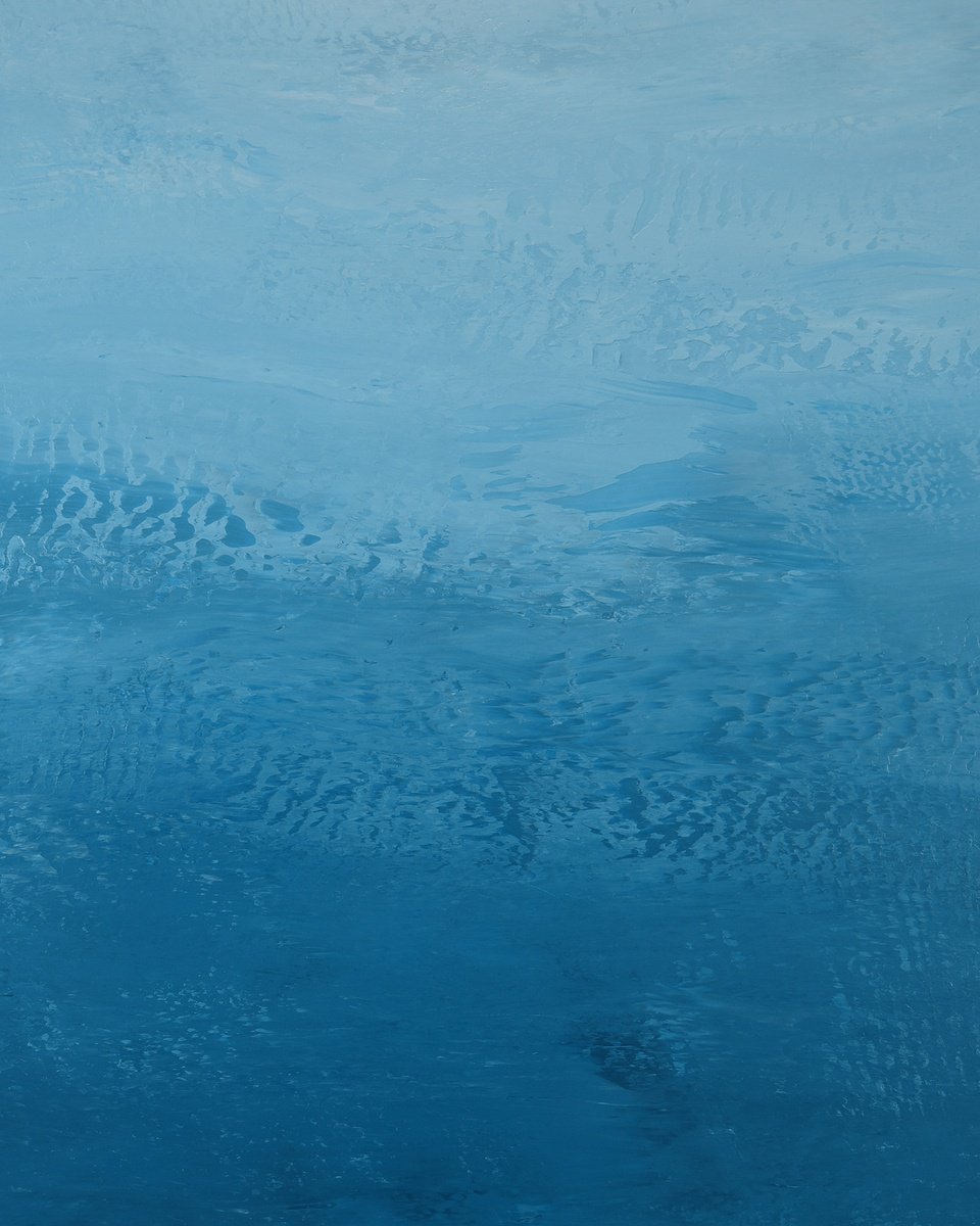 Soft Blues - Color Field By Suzanne Vaughan, 24 X 30, Artwork For Sale On Artfinder