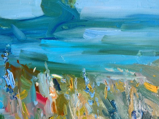 " evening on the lawn "