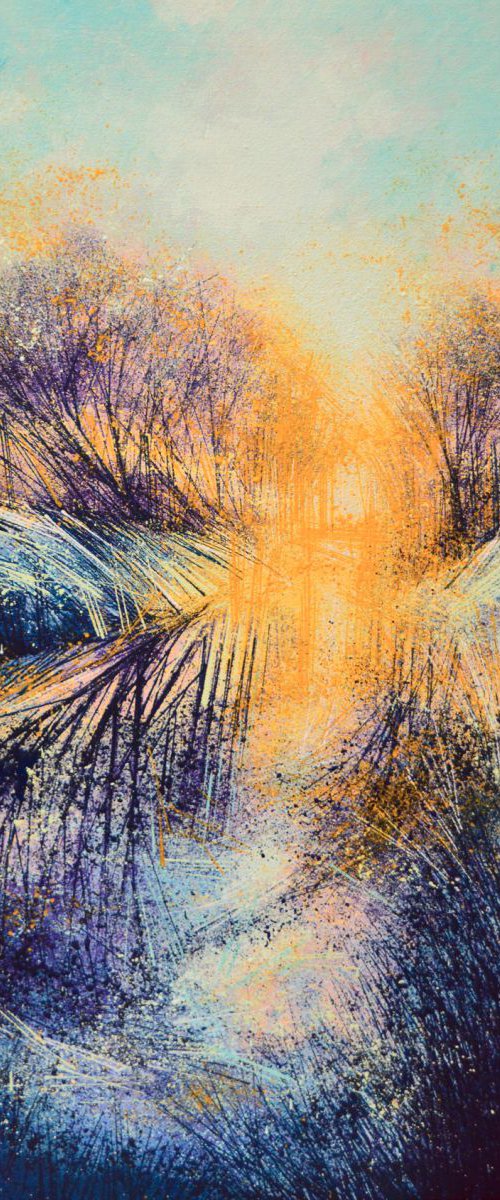 Sunset on the River by Marc Todd