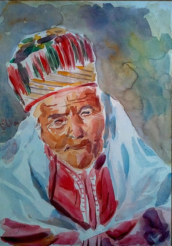 An old Turkmen Woman