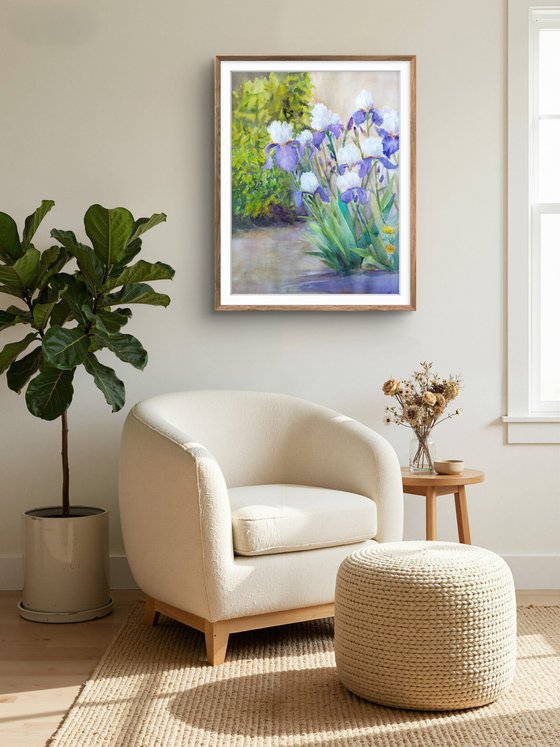 Charming irises