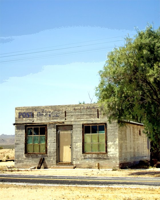THE GHOST OF POST OFFICES PAST Route 66 Amboy CA