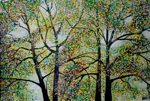 Trees 12 by Roz Edwards