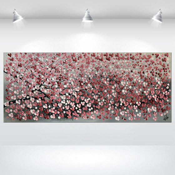 Just a Branch - Abstract - Acrylic Painting - Canvas Art - Wall Art - Flower Painting - Ready to Hang