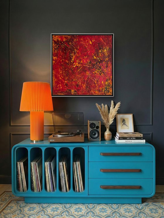 Ember State 80x80x2 cm