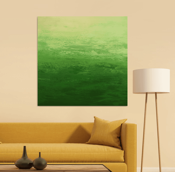 Rejuvenation - Green Abstract