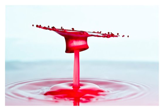 'Bloody Carousel 1' - Liquid Art Waterdrop Collection