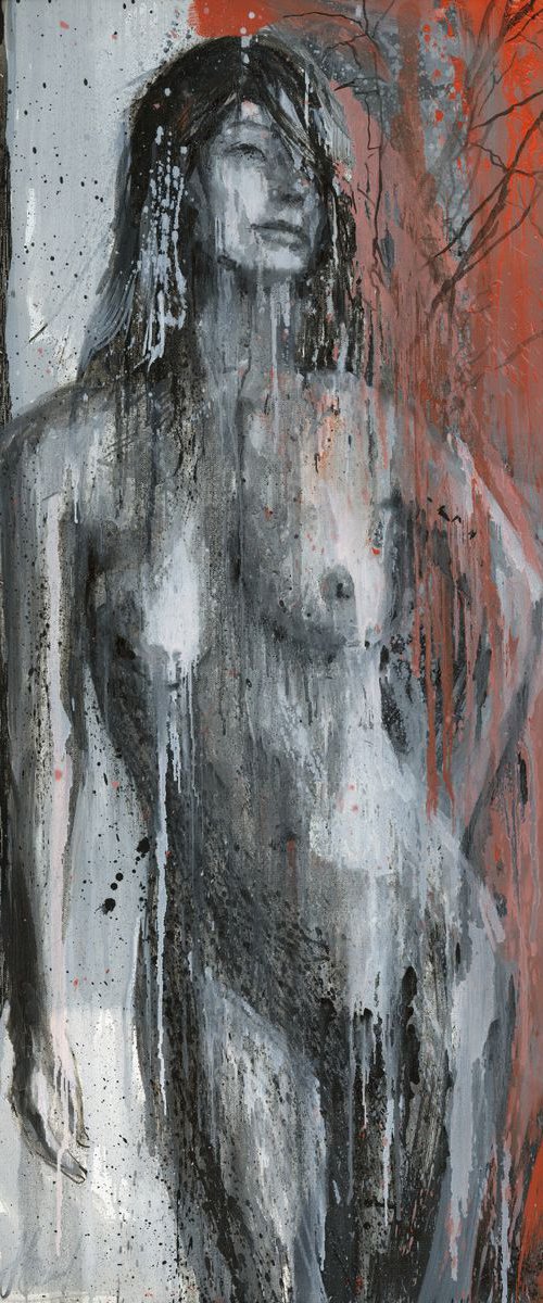 girl in the garden by Alexandr Klemens