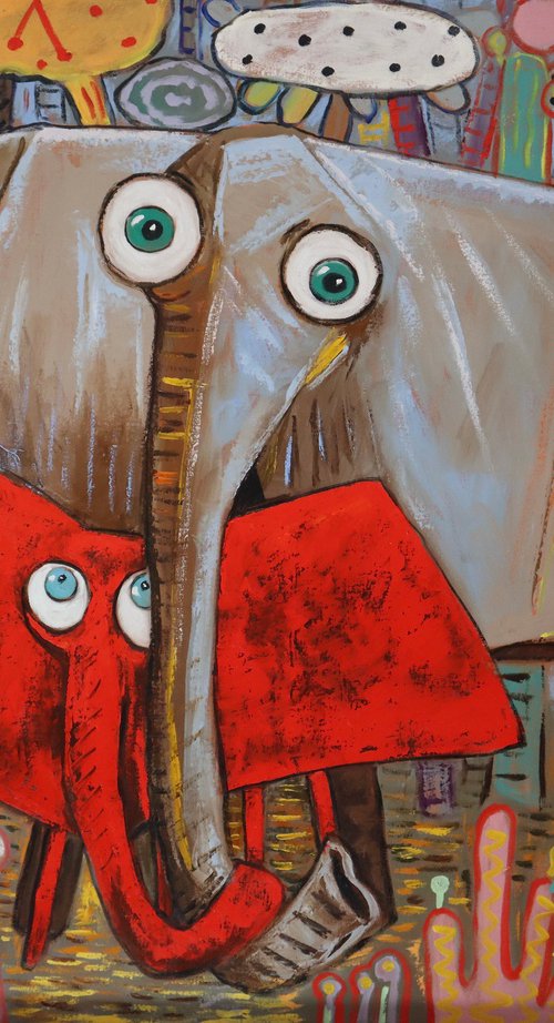 Dumbo and Jumbo by Ta Byrne