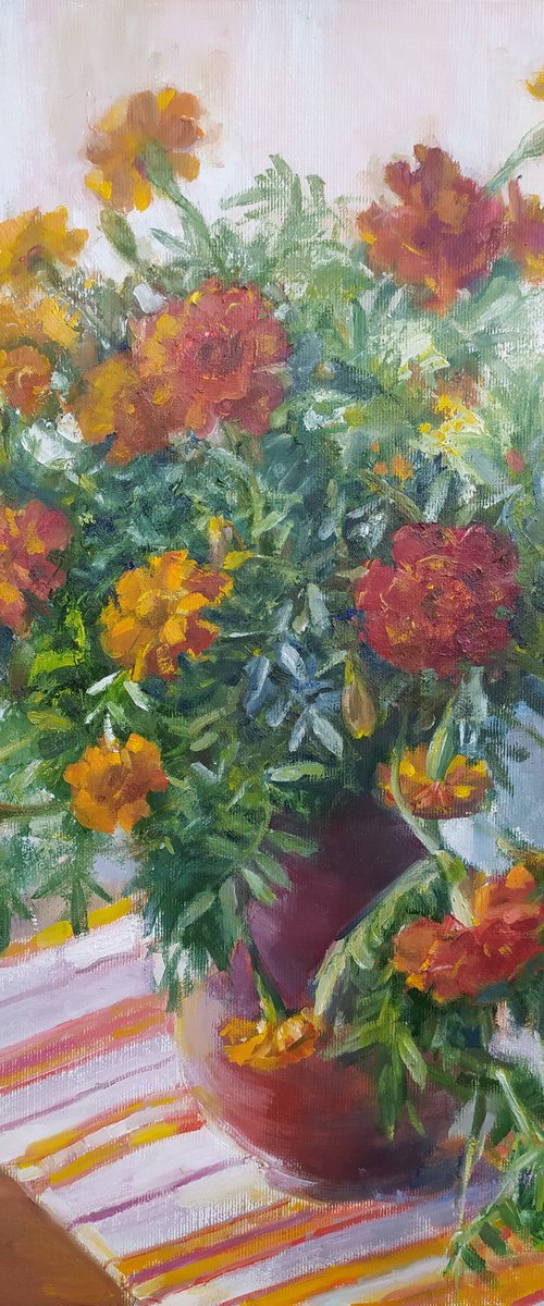 Marigolds by Valentina Andrukhova