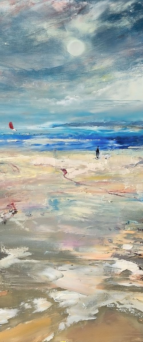 'THREE CLIFFS BAY' by Ewa Czarniecka