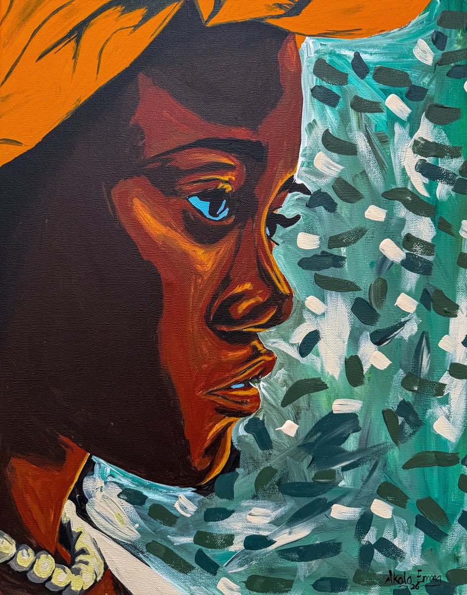 Crown And Corals By Emmanuel Akolo, 16 X 20, Artwork For Sale On Artfinder