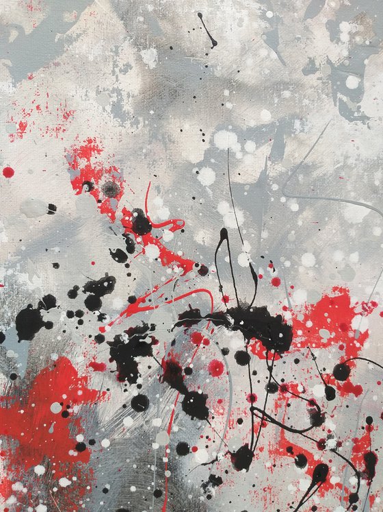 Abstract on canvas by M.Y.
