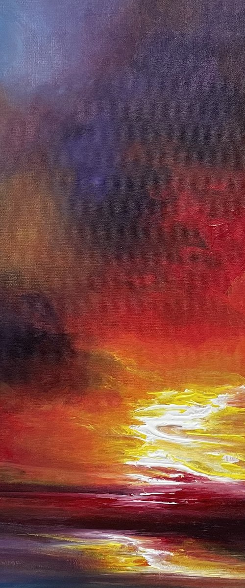 At the End of Light Ii by Timea  Valsami