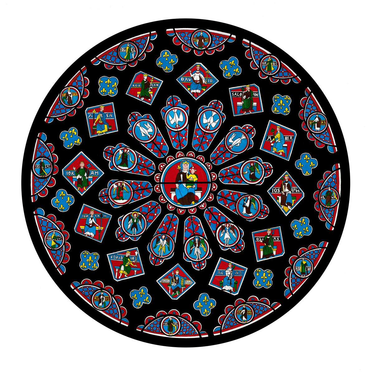 Chartres Cathedral Rose Window by Shelley Ashkowski