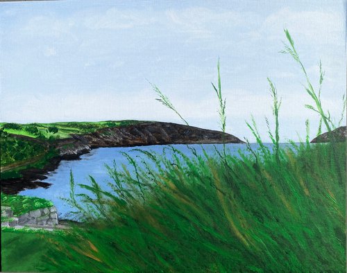 Ireland- King Charles Fort Bay by Alan Horne Art Originals