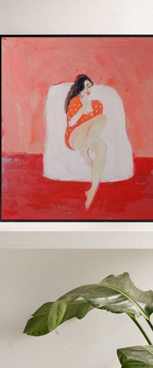 In red by Victoria Cozmolici