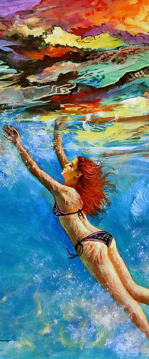 Girl swimming42 by Vishalandra Dakur