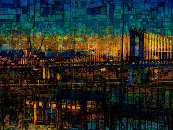 Cuadros de Nueva York III/XL large original artework