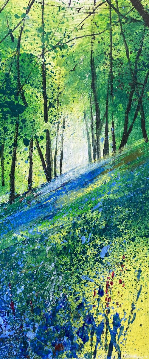 First Bluebells by Teresa Tanner