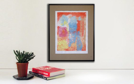 "Prelude". Monoprint.