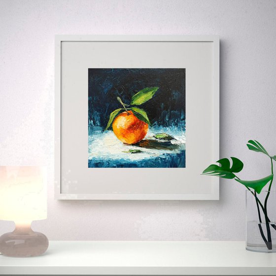 Tangerine Fruit Painting