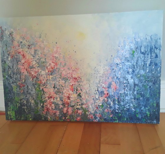 Blue Floral light