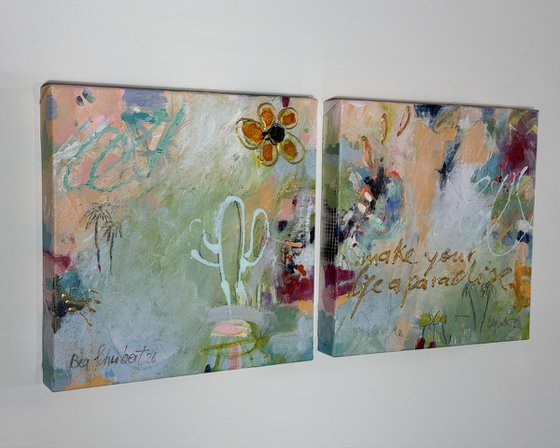 Make your life a paradise No.4 (diptychon)