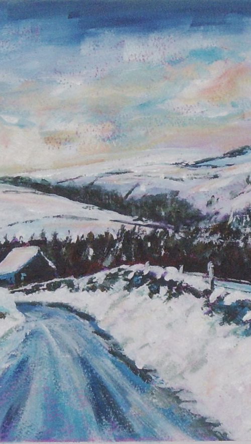 Winter near Lamaload Reservoir by Max Aitken