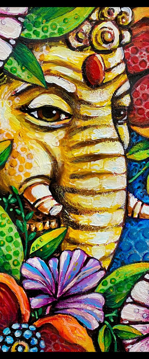 Haridra Ganapati by Sonali Mohanty