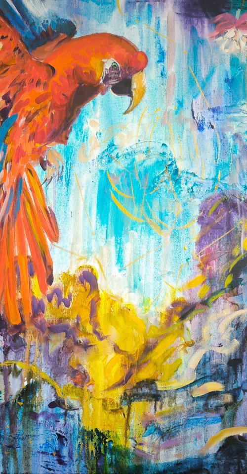 Astral Parrot by Linda Clerget