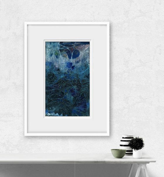 Mystic Encounter 30- Minimal Abstract Landscape Painting  by Kathy Morton Stanion