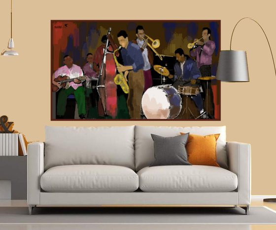 BIG JAZZ   28"x49"