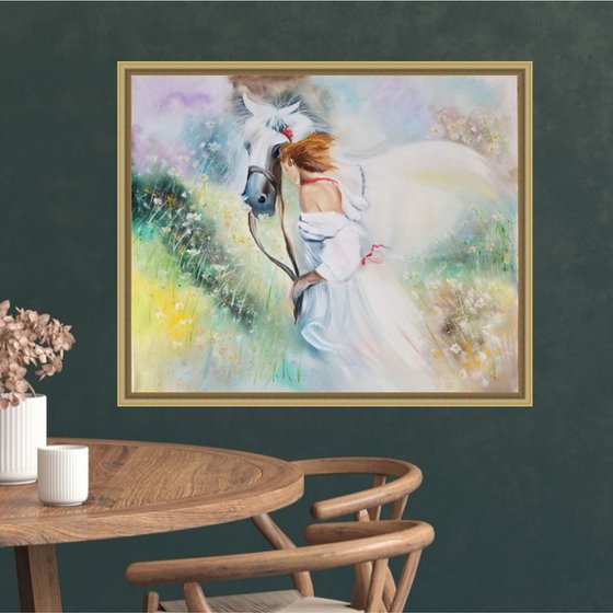 Girl with Horse