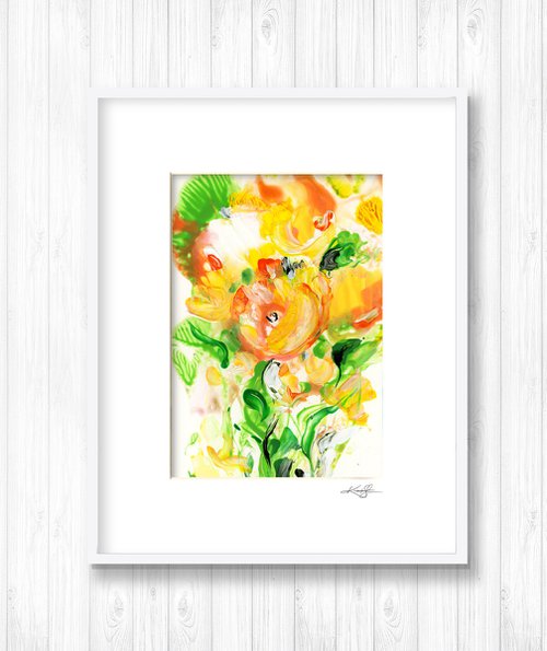 Flower Joy 10 - Floral Painting by Kathy Morton Stanion by Kathy Morton Stanion