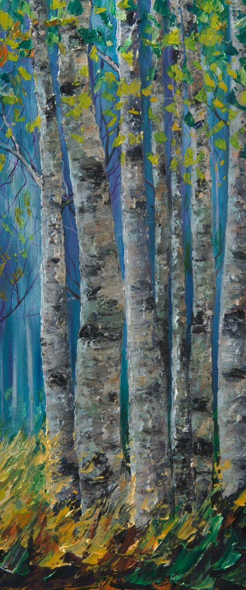 Aspen Forest by Lena Owens at OLena Art