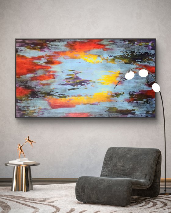 FLARE V - Contemporary Abstract Painting