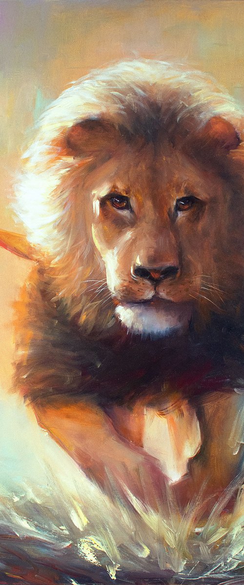 The Lion by Bozhena Fuchs