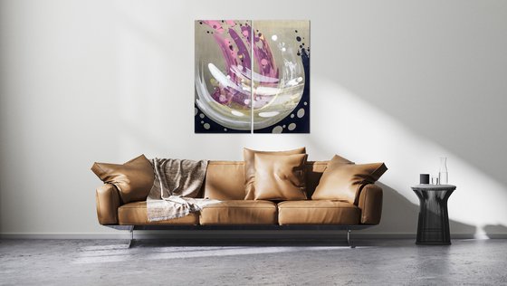"Bowl". Original art, gift, one of a kind, handmade painting.