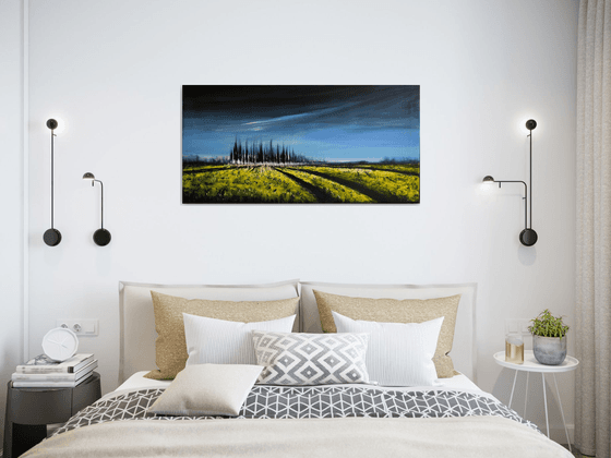 Horizon line III - Fields and Colors Series-