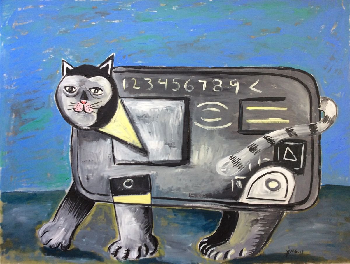 The Gray Cat by Roberto Munguia Garcia