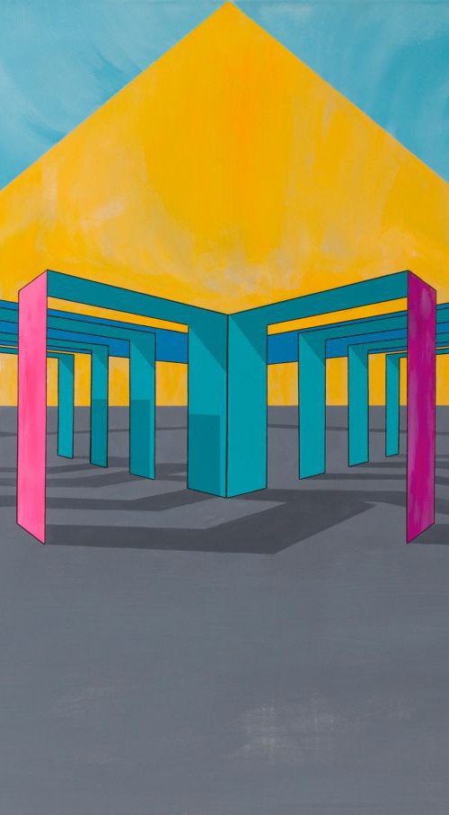 "The Gates Of The Unconscious: piece 1" by Lili A Phelouzat